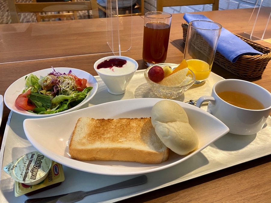 東京ガーデンパレスの朝食1
